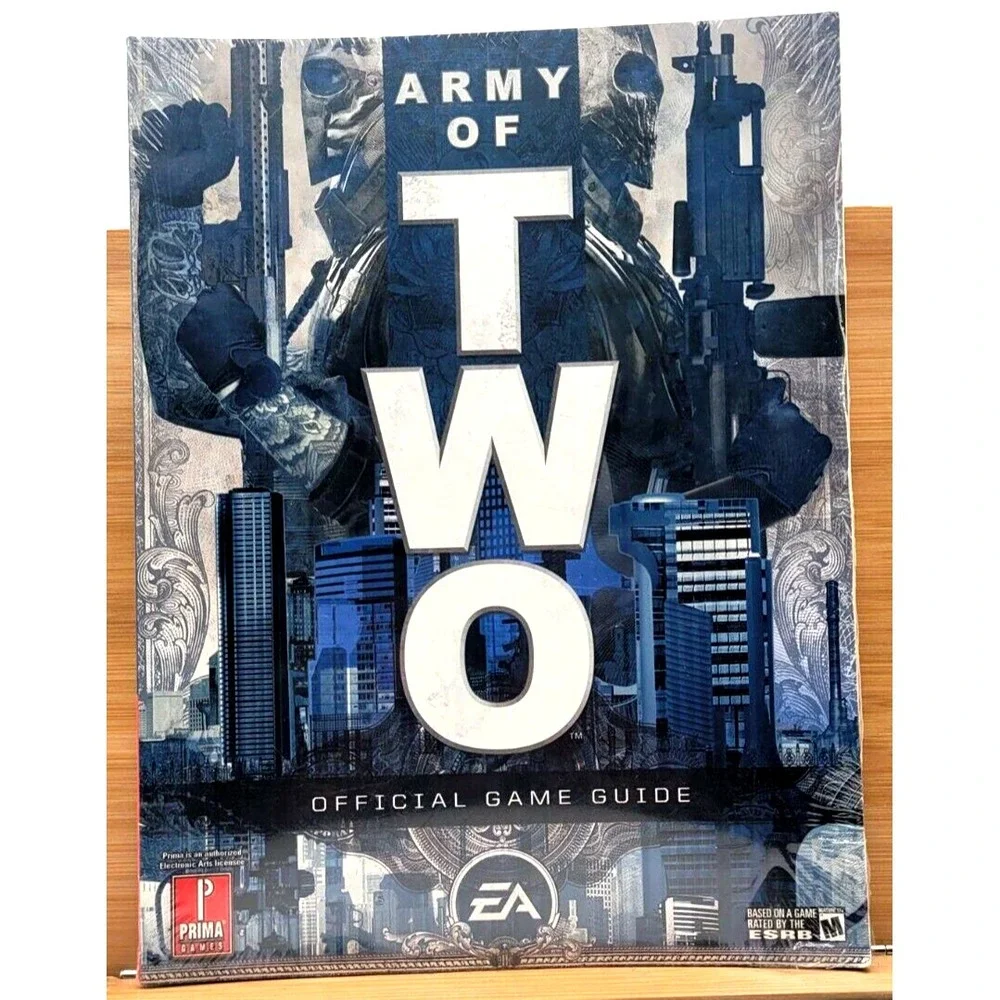 ARMY OF TWO PRIMA OFFICIAL GAME STRATEGY GUIDE NEW SEALED XBOX 360 PS3